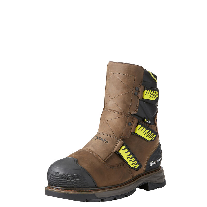 Botas De Trabajo Ariat Catalyst Vx 8 Metguard Waterproof Composite Toe Marrones Oscuro Hombre - Chil